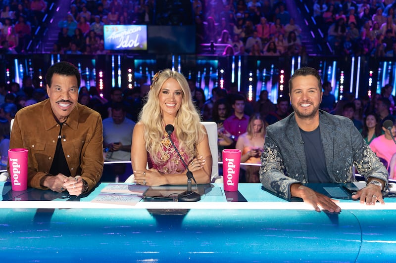 Lionel Richie, Carrie Underwood and Luke Bryan are the judges on "American Idol."