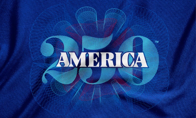 Landor & Fitch created the logo for America’s 250th celebration of the signing of the Declaration of Independence.