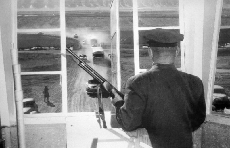 Historical photo of the Utah State Prison. The first inmates arrive at the Draper facility in 1951.