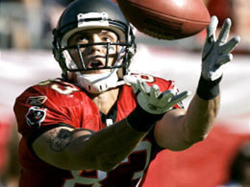 Tampa Bay wide receiver Joe Jurevicius feels fortunate for the chance to be a football player and father.