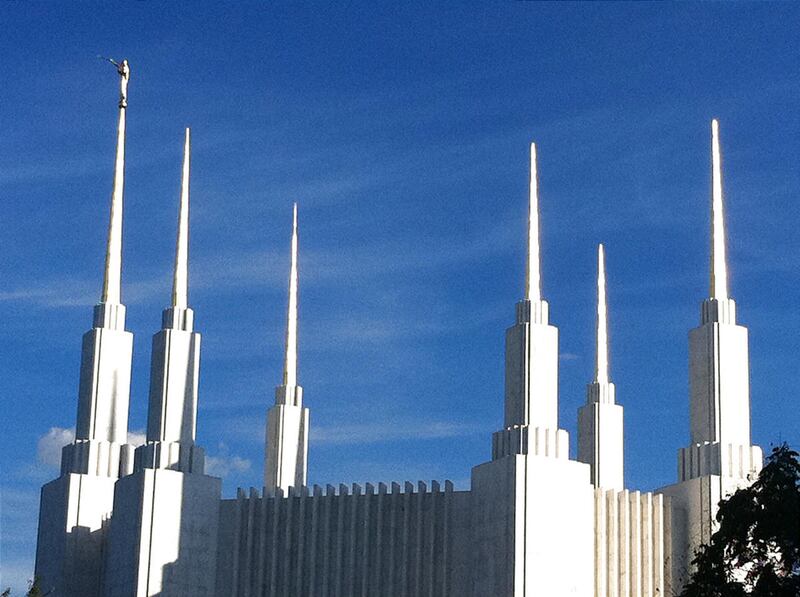 The Washington D.C. LDS Temple.