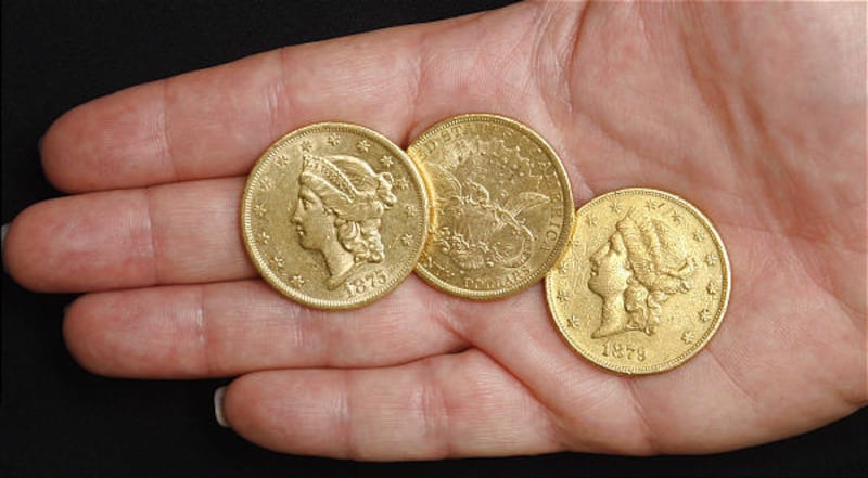 These rare $20 gold coins were traded at a Zions Bank in St. George for face value, but the old coins are worth at least 50 times that.