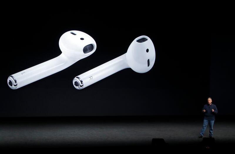 Phil Schiller, Apple’s senior vice president of worldwide marketing, talks about AirPods.