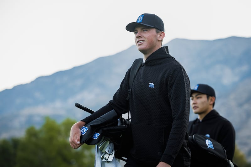 BYU golfer Parker Bunn poses for a picture during BYU golf photo day on Sept. 2, 2025.