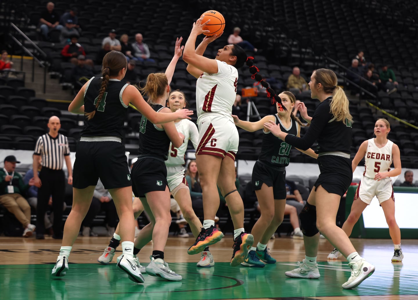 High school girls basketball Payson, Ridgeline, Snow Canyon, Cedar