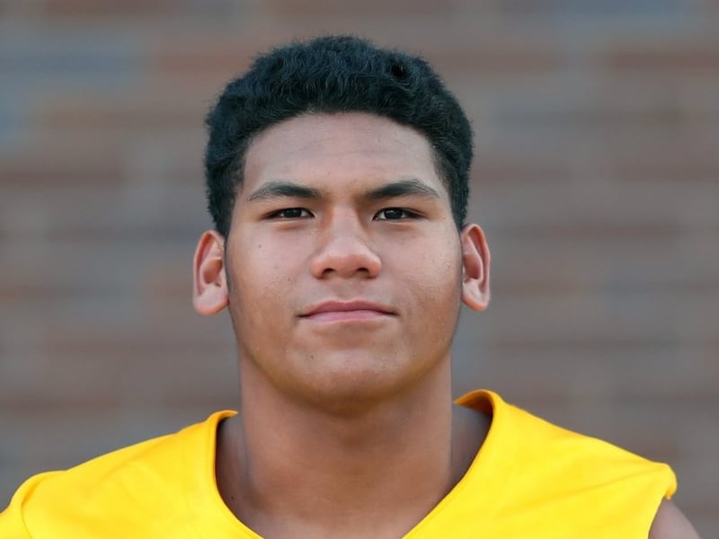 Kingsley Suamataia, shown here during his time at Orem High, has reportedly entered the NCAA transfer portal with the Oregon Ducks.