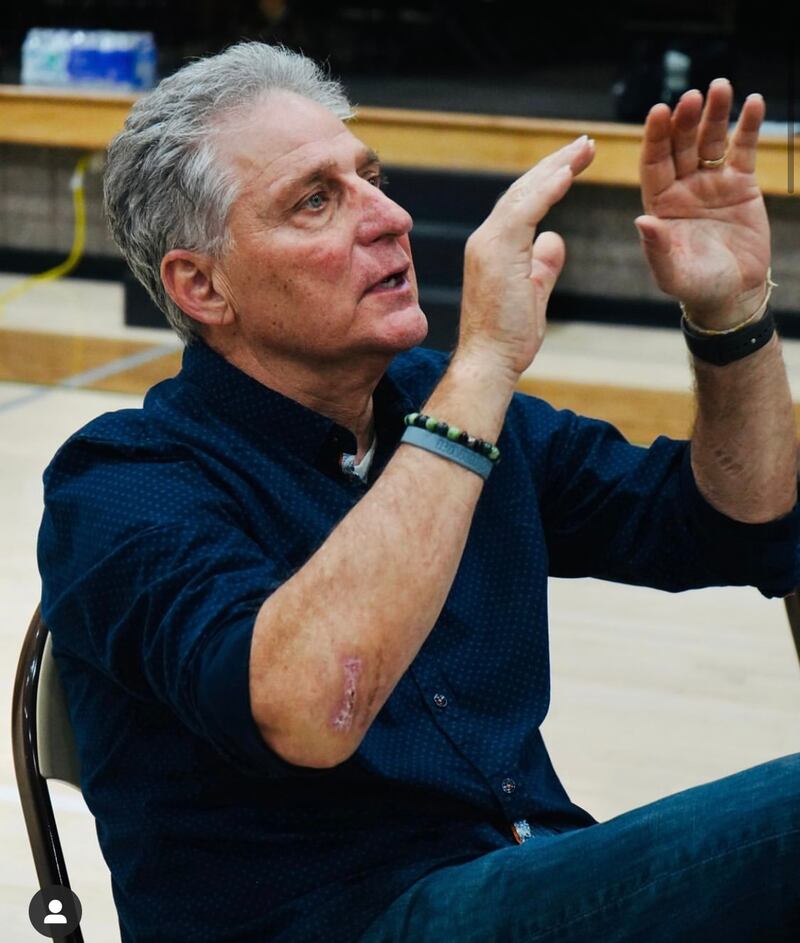 BYU theater/arts professor George Nelson directs a rehearsal of “1820: The Musical.”