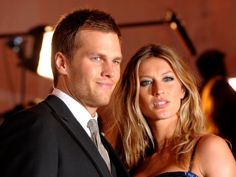 Tom Brady and Gisele Bundchen arrive at the Metropolitan Museum of Art’s Costume Institute Gala in New York.