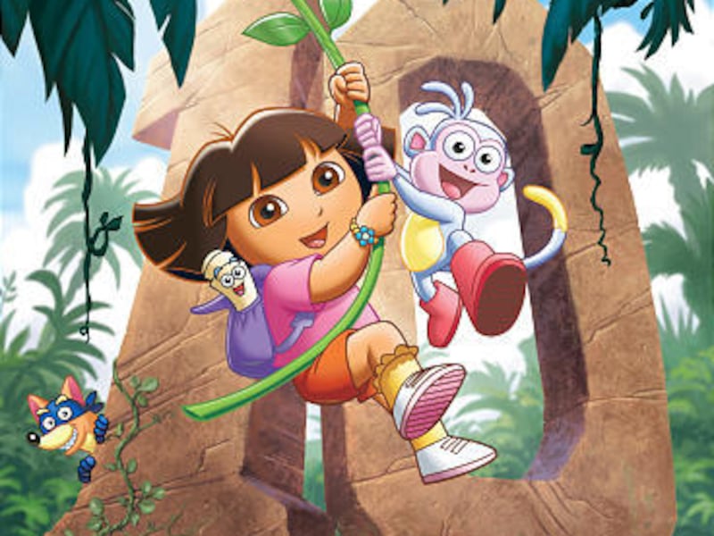 The animated character Dora the Explorer is celebrating her 10th anniversary.