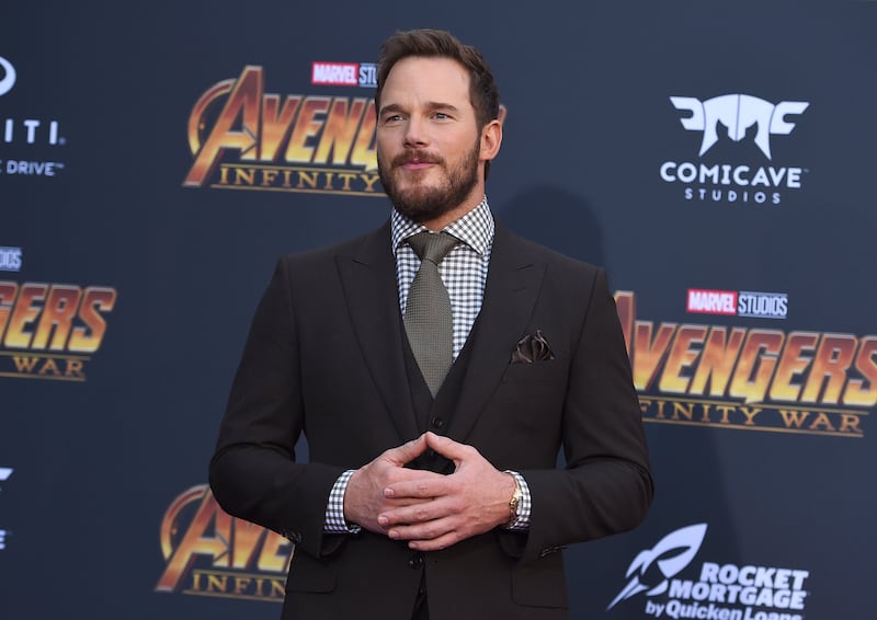Chris Pratt arrives at the world premiere of “Avengers: Infinity War.”