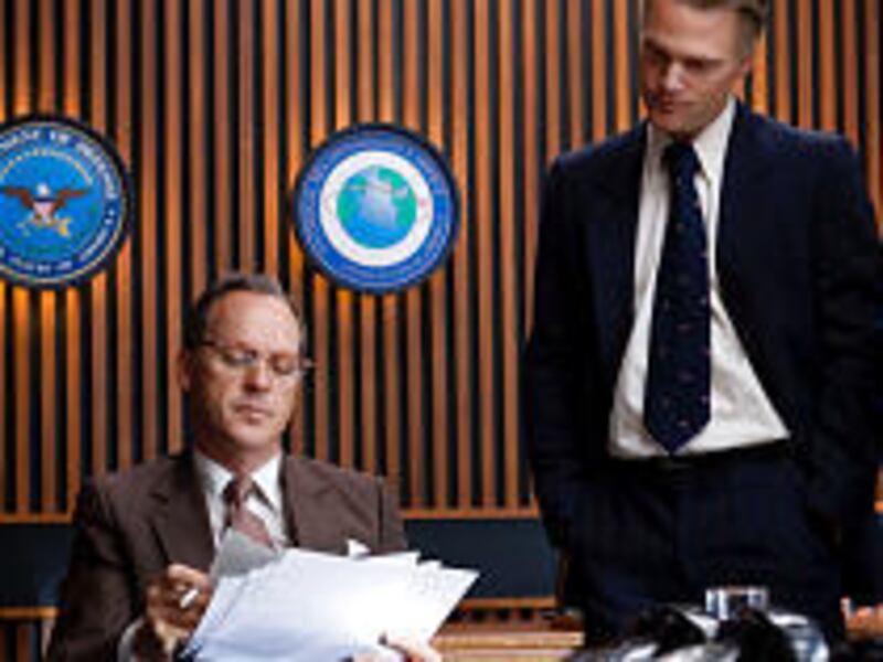 Michael Keaton and Chris O'Donnell