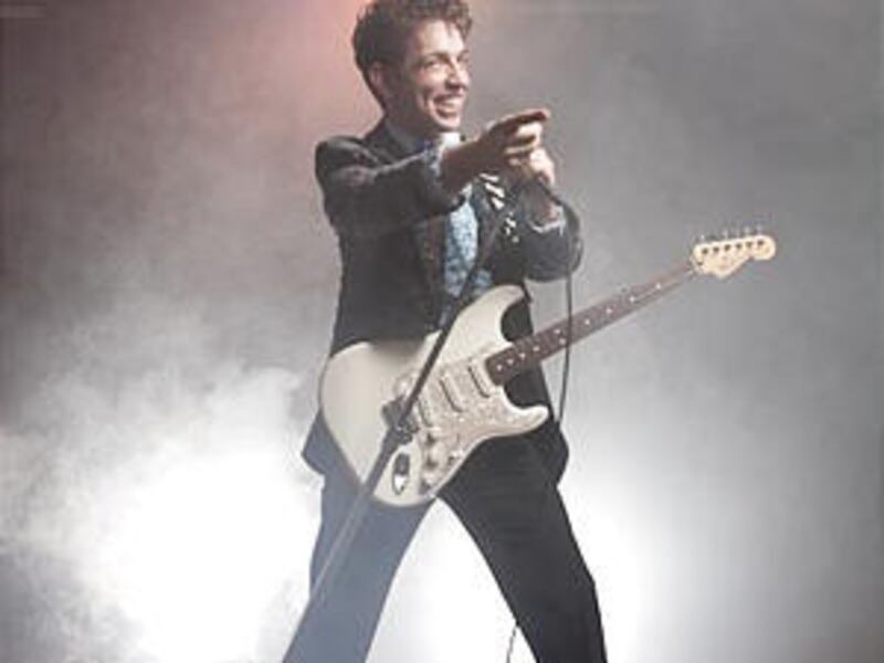 Brian Hague as Robbie in "The Wedding Singer" at Hale Centre Theatre