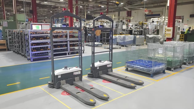 What are autonomous forklifts and why is the market growing?