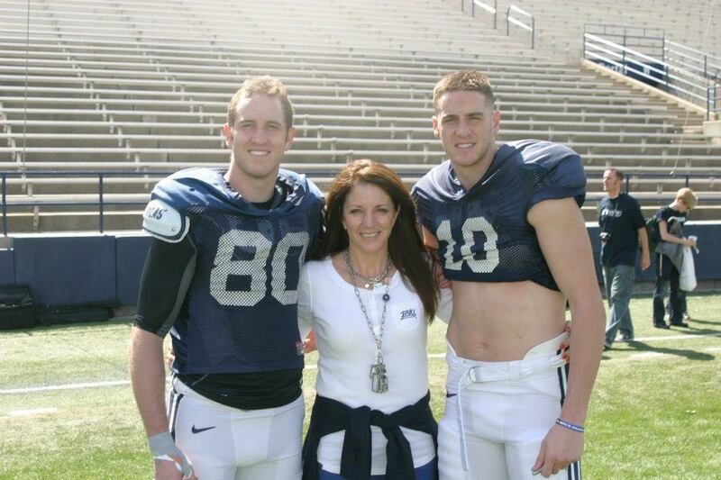 From left: Marcus, Lisa and Mitchell Mathews.