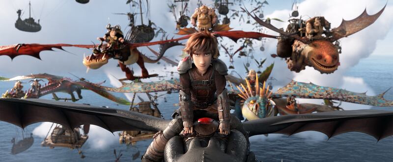 A scene in "How to Train Your Dragon: The Hidden World."