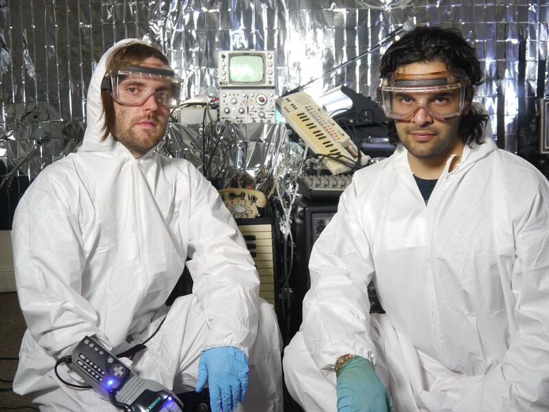 Conquer Monster members Joshua Faulkner, left, and Daniel Romero.