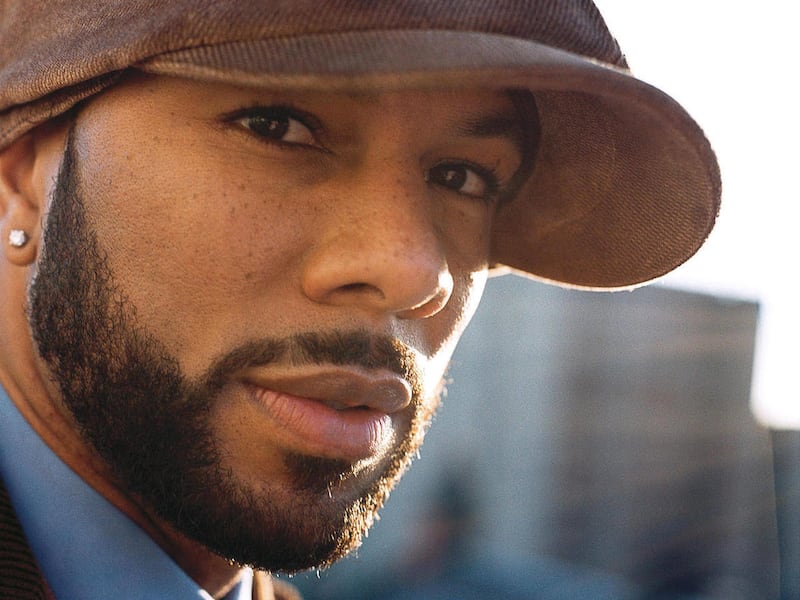 This undated handout publicity photo provided by Geffen Records, shows rapper Common. Michelle Obama's "evening of poetry" at the White House set off Republican critics before the artists had uttered a word. But it was the inclusion of Common that set off