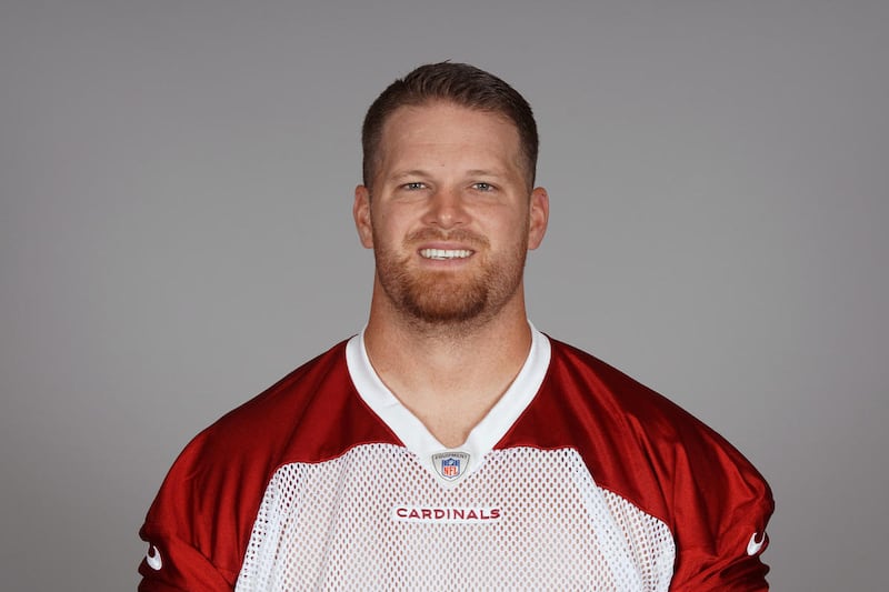 This is a 2017 photo of Tony Bergstrom of the Arizona Cardinals NFL football team. Bergstrom was traded to the Baltimore Ravens on Sept. 1.