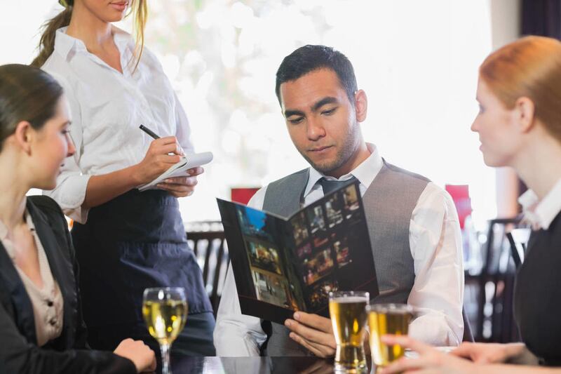 Restaurants are clever and try to get people to order much more than what's affordable.