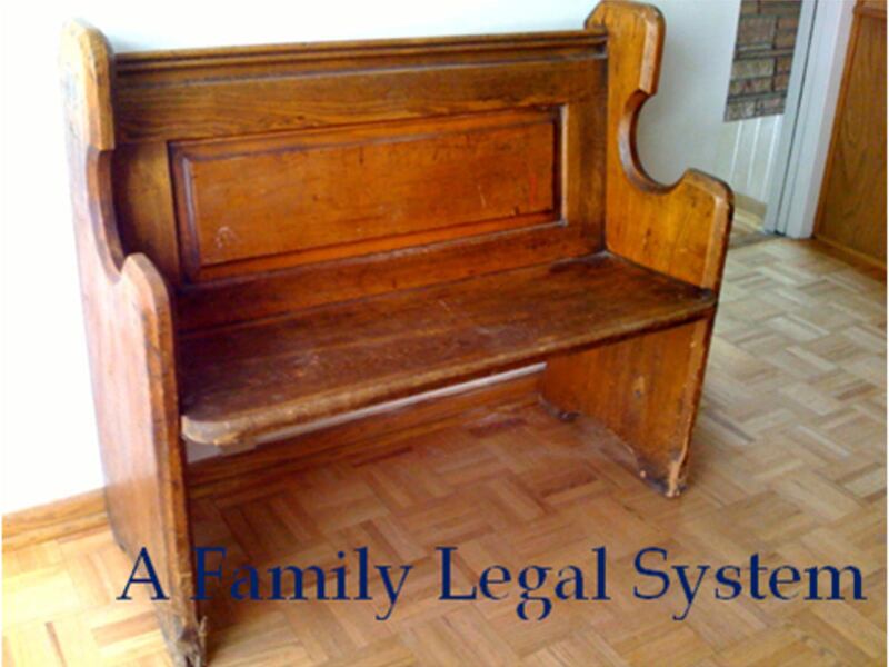 The Eyres suggest a "repenting bench" as a tool for parents to allow children resolve their own problems.