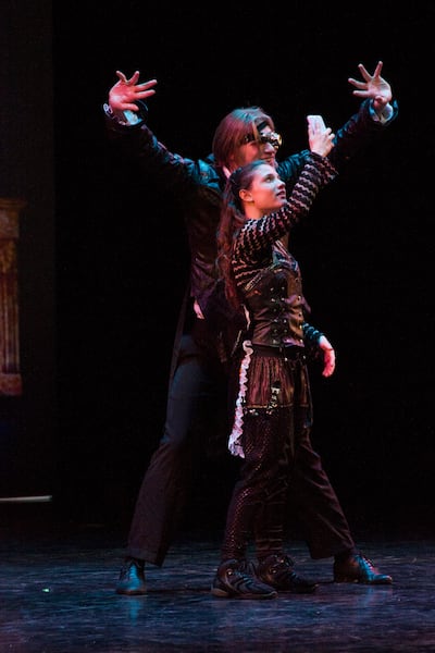 Odyssey Dance Theatre dancers in the company's "Redux Nut-Cracker," which plays at Kingsbury Hall from Dec. 12 -22, 2018.