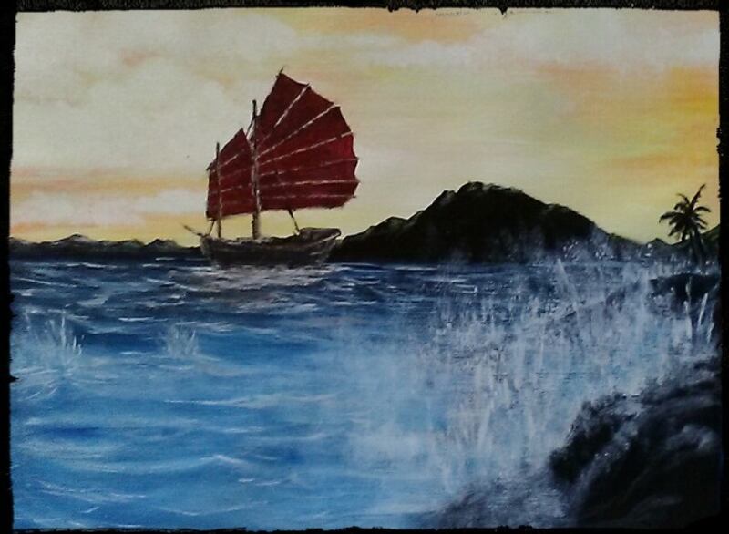 This painting, by Cami's ex-boyfriend, hung in her West Valley apartment after they broke up, but had disappeared by the time police arrived looking for Cami.