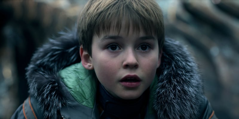 Max Jenkins stars as Will Robinson in Netflix’s new adaptation of “Lost in Space.”