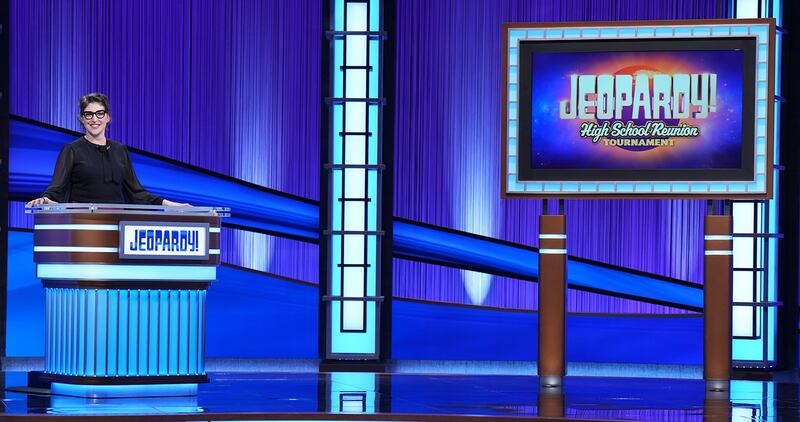 Mayim Bialik will begin hosting “Jeopardy!” Feb. 20, kicking off with the “Jeopardy!” High School Reunion Tournament.