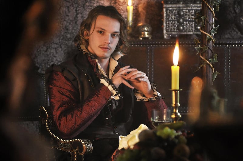 In this film image released by Columbia Pictures, Jamie Campbell Bower portrays the young Earl of Oxford in a scene from "Anonymous."
