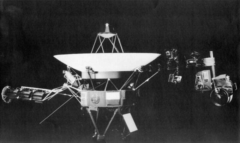 The Voyager spacecraft is seen in a handout photo from the Jet Propulsion Lab in Passadena, Calif.