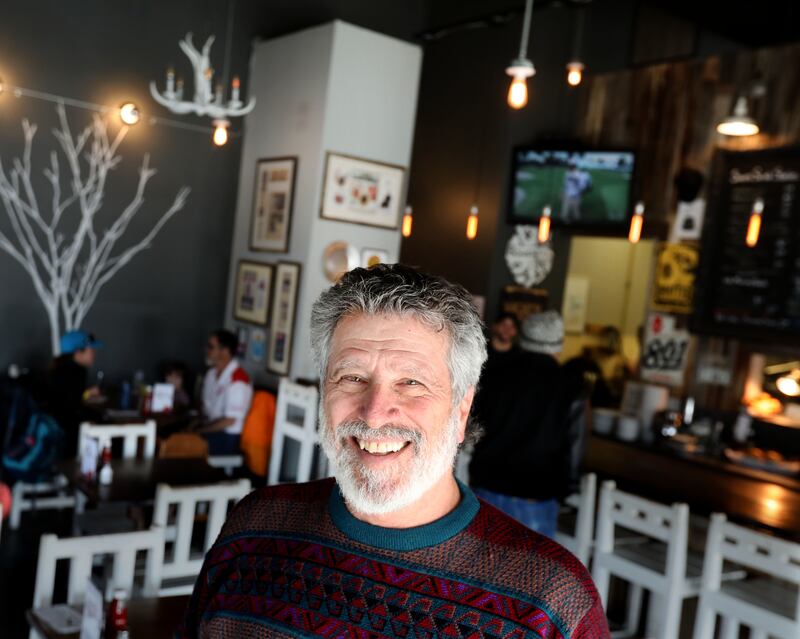 Michael Feldman, owner of Feldman's Deli, poses for a photograph in his Salt Lake City restaurant on Friday, Feb. 22, 2019.