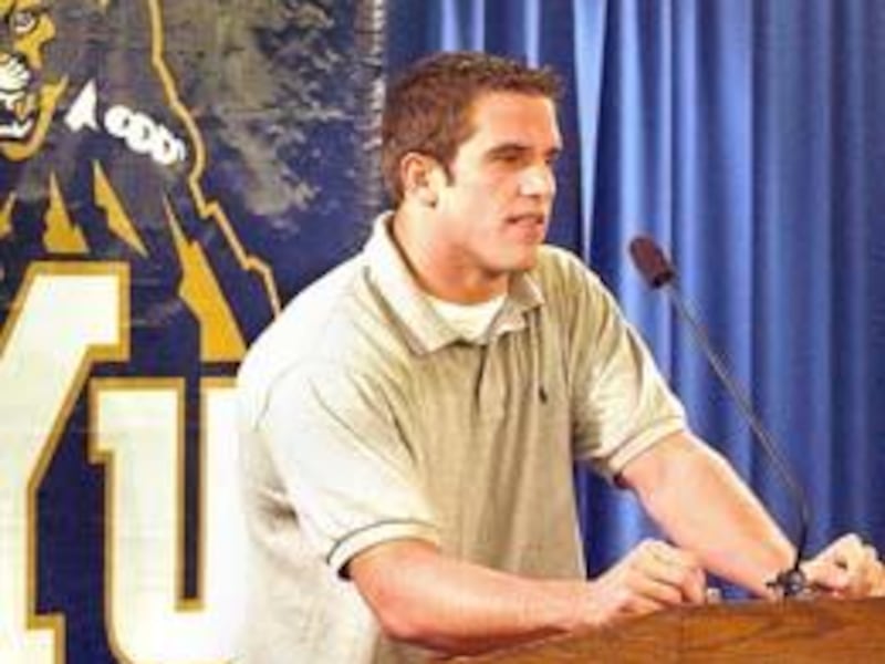 Luke Staley before entering NFL draft.
