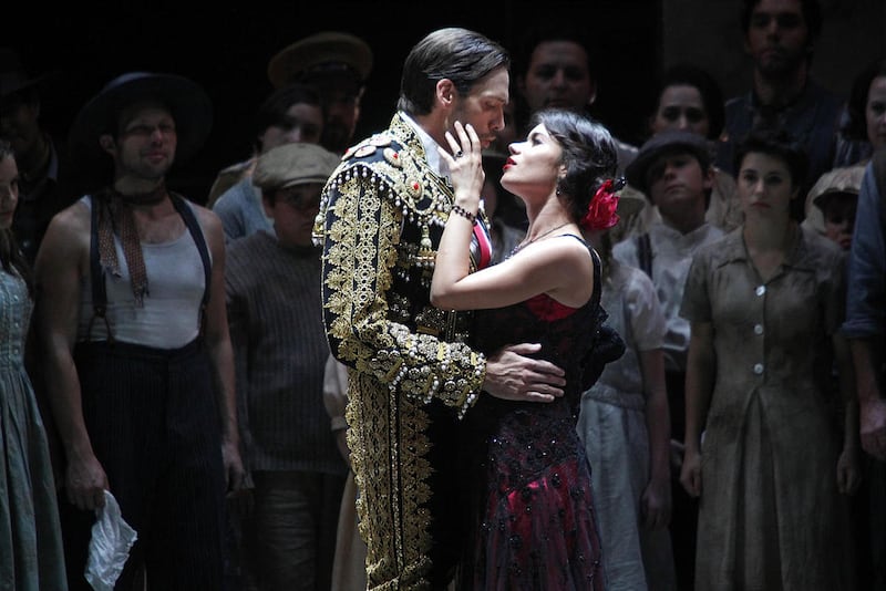 Ginger Costa-Jackson, a 25-year-old Mezzo-soprano who grew up in Utah, sings the lead role in the production of "Carmen" in the prestigious Glimmerglass Opera in New York. As a child, she prayed for a chance to be an opera singer.