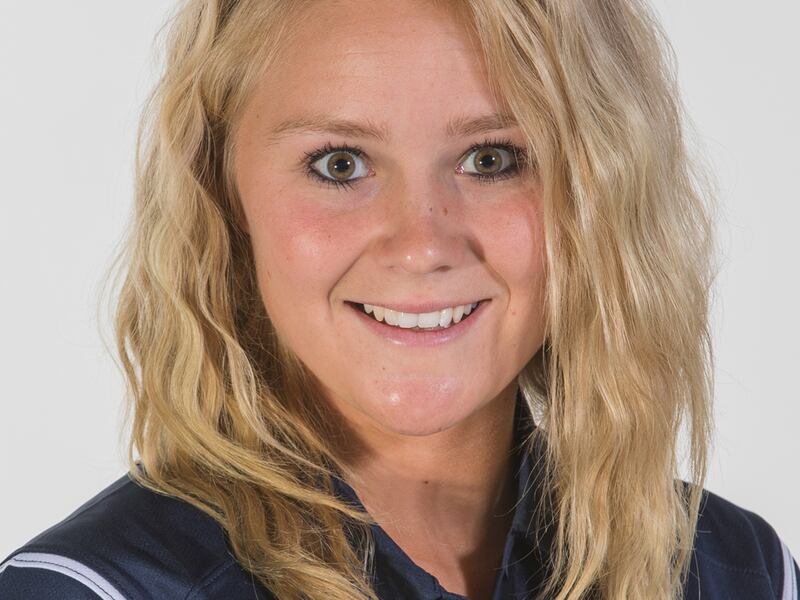 DSU senior forward Darian Murdock poses for her headshot.