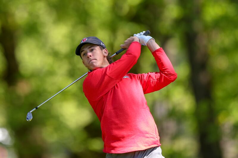 Utah’s golf team, making its first NCAA regionals appearance since 1992, is in seventh place after the first round on Monday, May 17, 2021.
