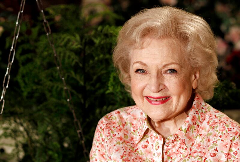 Actress Betty White poses for a portrait in Los Angeles on June 9, 2010. White died Friday just short of her 100th birthday.