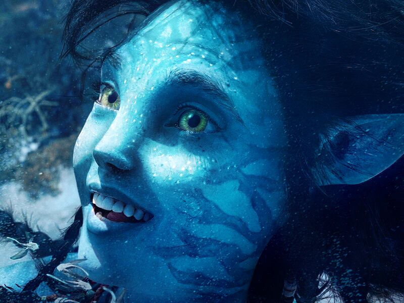A poster for “Avatar: The Way of Water.”