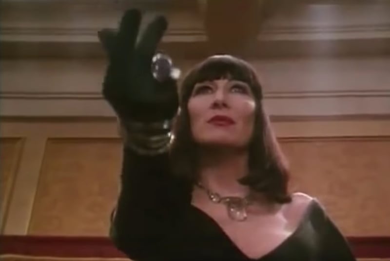 A still of Anjelica Huston, who played Roald Dahl's Grand High Witch in the 1990 adaptation of "The Witches."