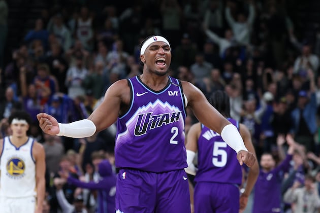 Utah Jazz two-way players combine for 38 points to help beat banged up Warriors