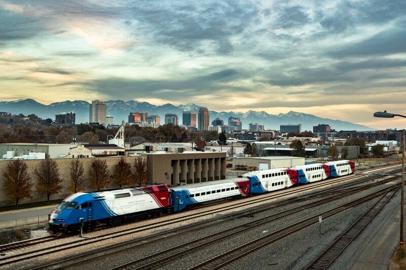 Skyline of Salt Lake City on Wednesday, Nov. 21, 2018. New CDC data shows two states above replacement fertility level. Experts aren't sure if trend shows births delayed or births foregone all together.