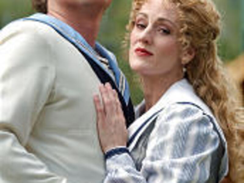 Tenor George Dyer as Ralph and Broadway star Lisa Vroman as Josephine in Utah Symphony \\\\& Opera's production of "H.M.S. Pinafore."