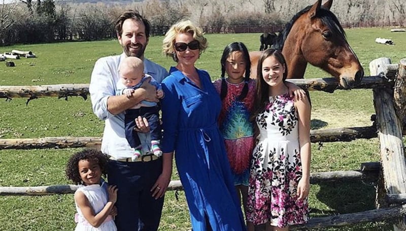 Former “Grey’s Anatomy” star Katherine Heigl posted a photo on Instagram this weekend from her Utah ranch, celebrating her family.