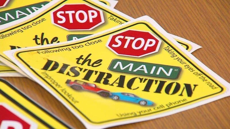 Logan police started a program to stop distracted driving on its Main Street. Since the program began in 2009, traffic accidents have dropped 30 percent.