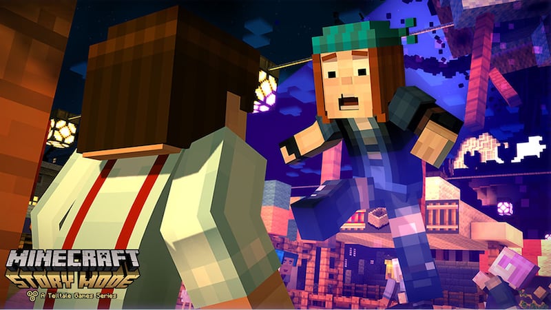 The Minecraft: Story Mode — The Complete Adventure game includes episodes of Season 1 and the Adventure Pass.
