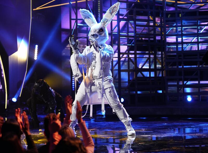 The Rabbit in "The Masked Singer."