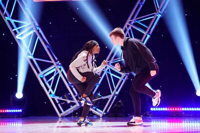 Eddie Hoyt dances with all-star Comfort Fedoke in the "Final Cut Top 10 Guys" episode of "So You Think You Can Dance." His performance earned him a spot in this season's Top 10.