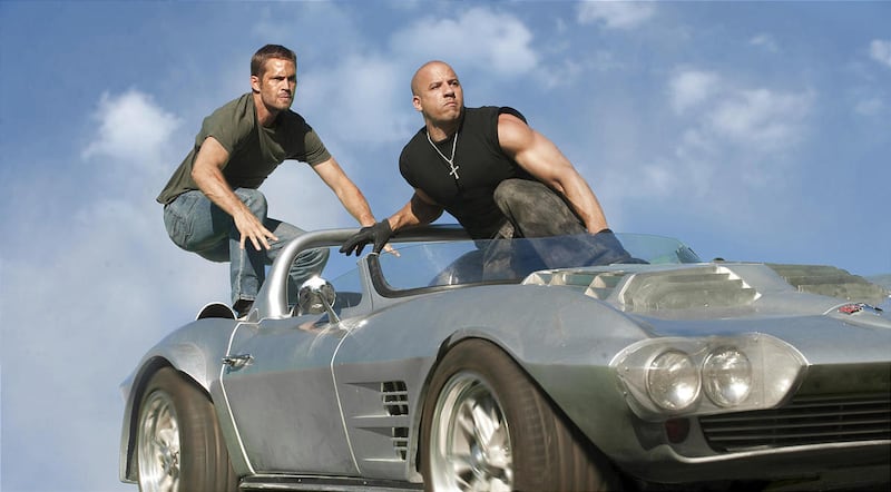 Paul Walker and Vin Diesel in “Fast Five.”