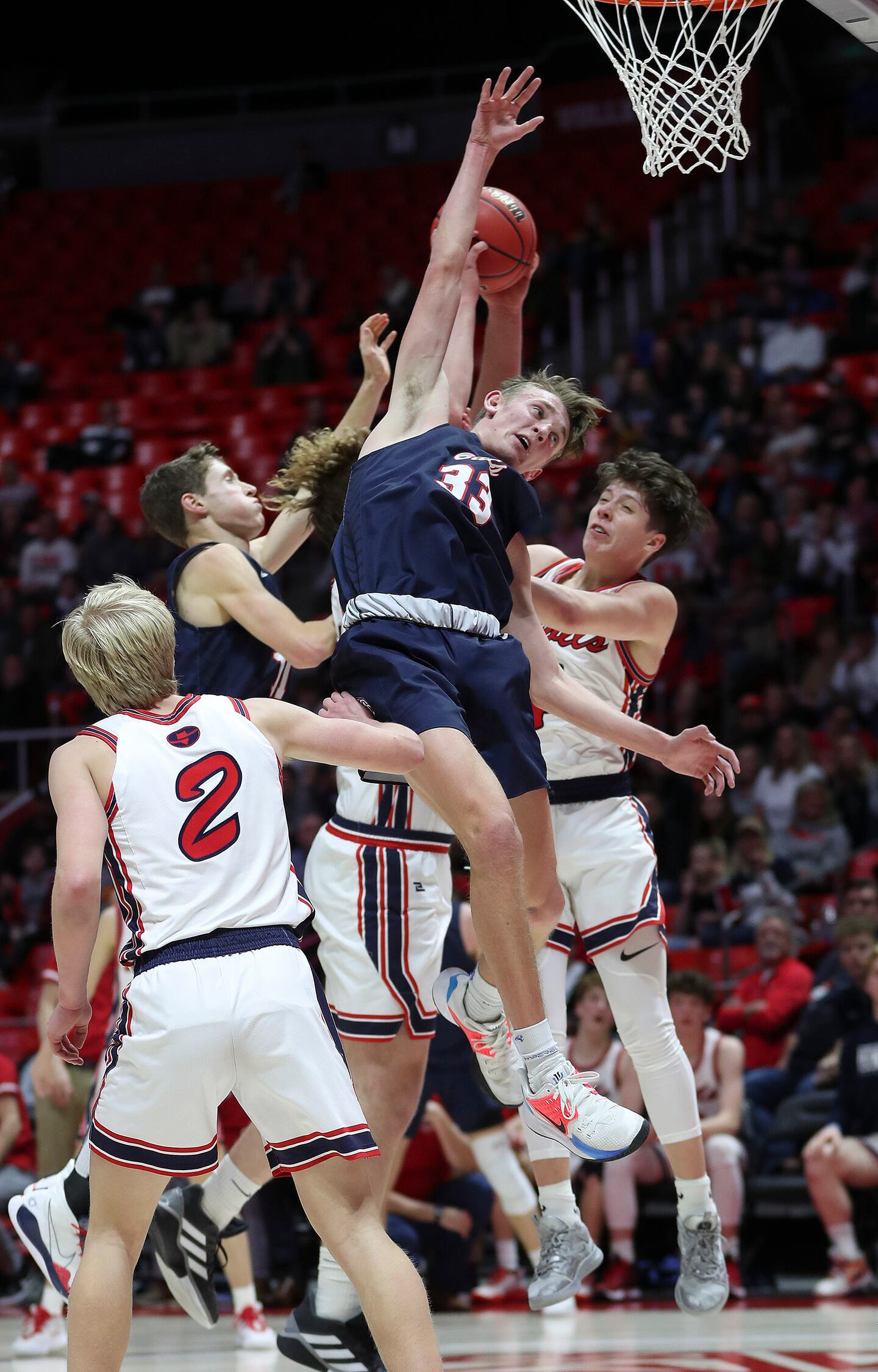 High school boys basketball Springville rallies to 5A semifinal win