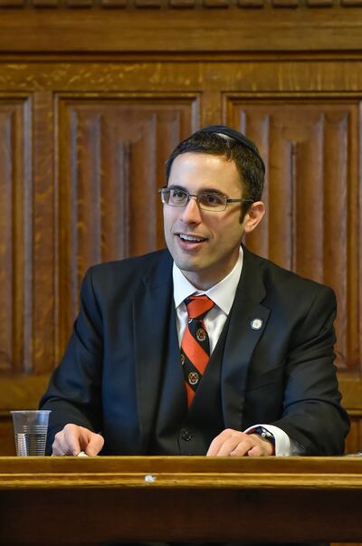 Dr Daniel Mark, chair of the U.S. Commission on International Religious Freedom addresses the All-Party Parliamentary Group meeting held at the United Kingdom Parliament on May 1.