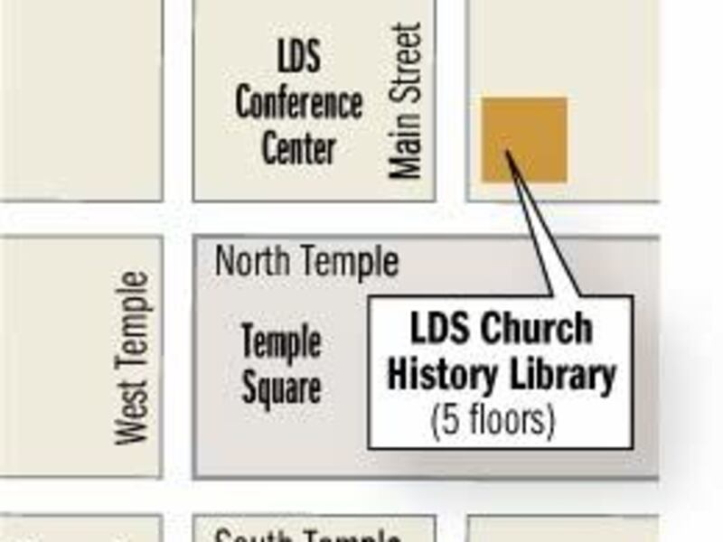 Plans unveiled for an LDS library Deseret News